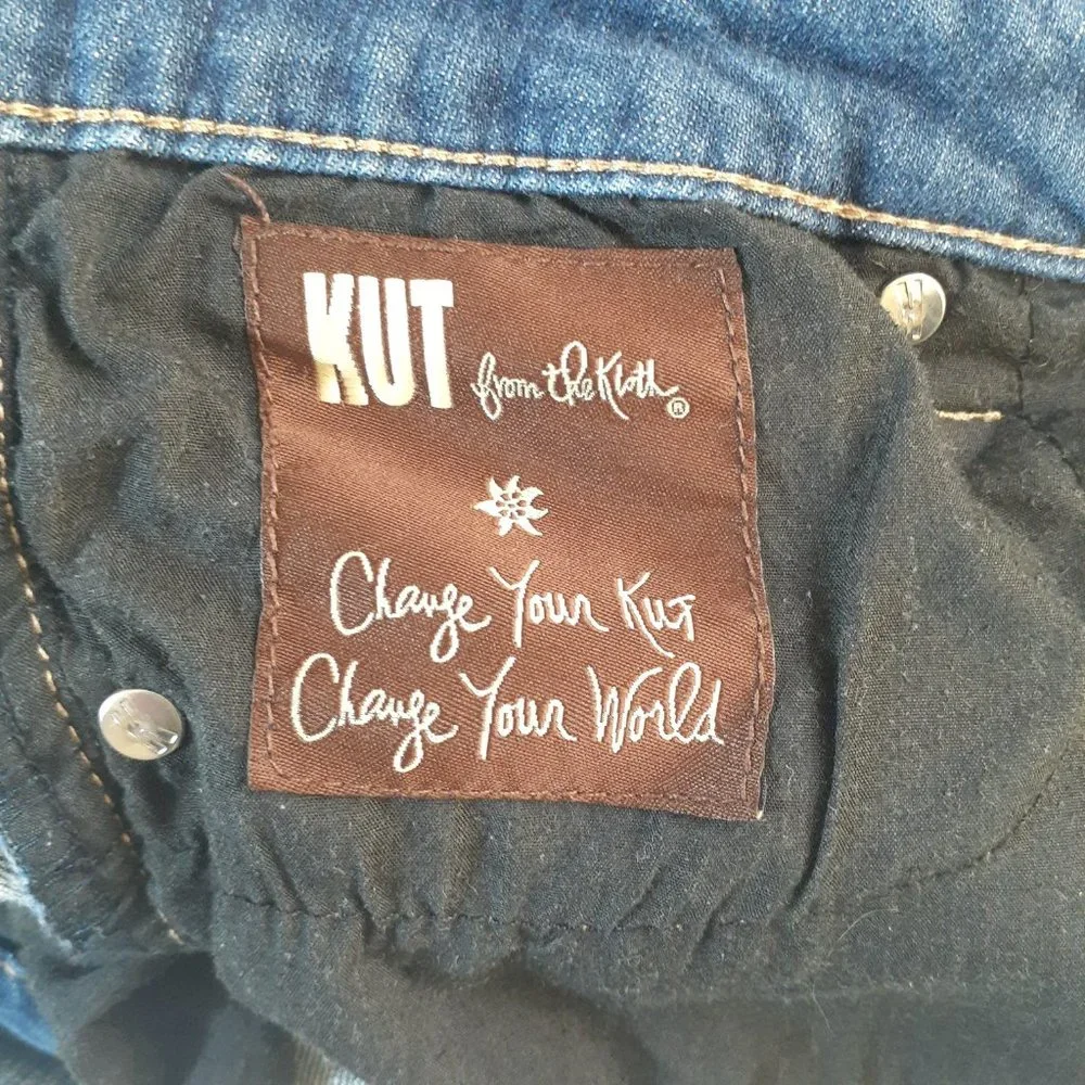 Kut From The Kloth Jeans Womens 14 Catherine Boyfriend Medium Wash Denim - Picture 9 of 16
